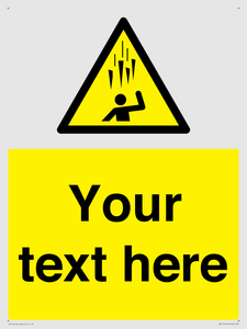 Custom Falling Ice sign